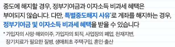 청년도약계좌 해지