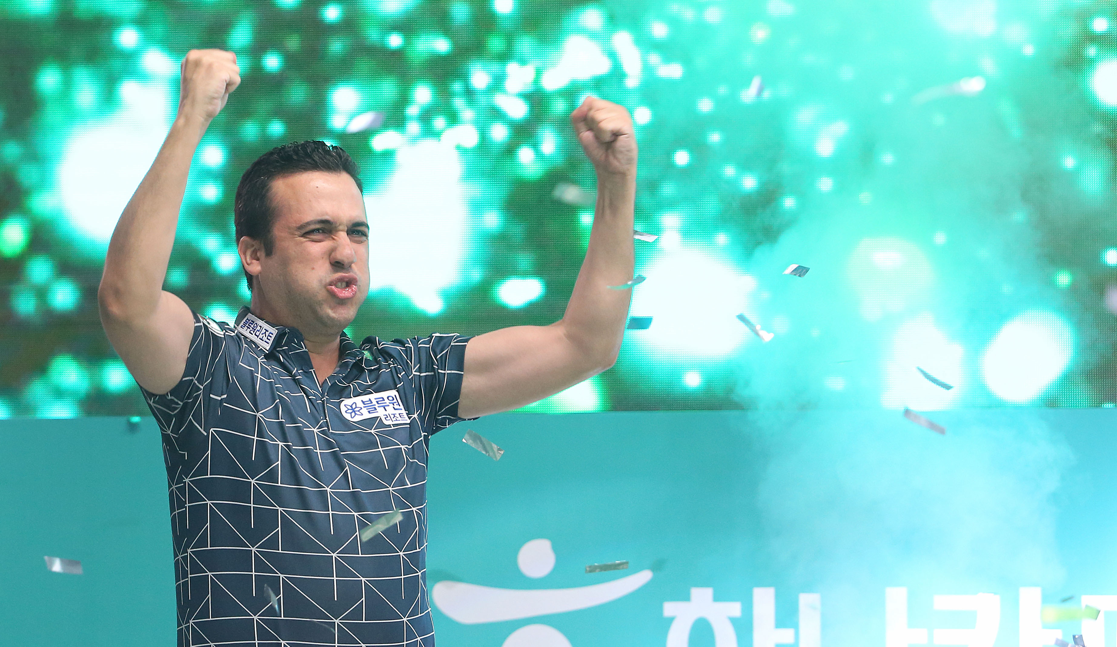 2022-2023 시준 PBA투어 상금 랭킹 1위를 달리고 있는 스페인 당구선수&#44; 다비드 사파타 (2023년 2월 2일 기준)