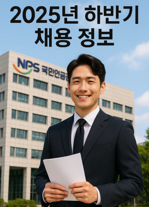 2025년 하반기 국민연금공단 채용 정보