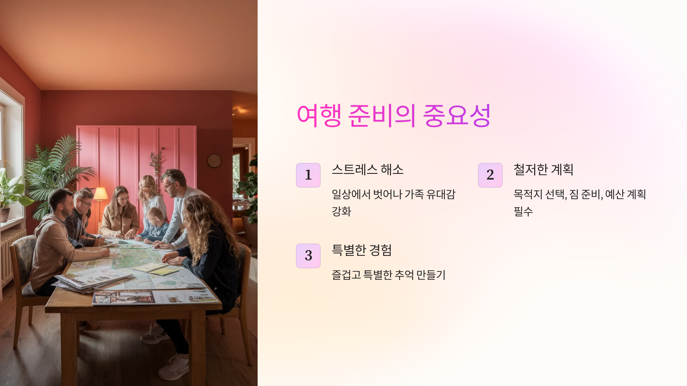 여행 준비의 중요성