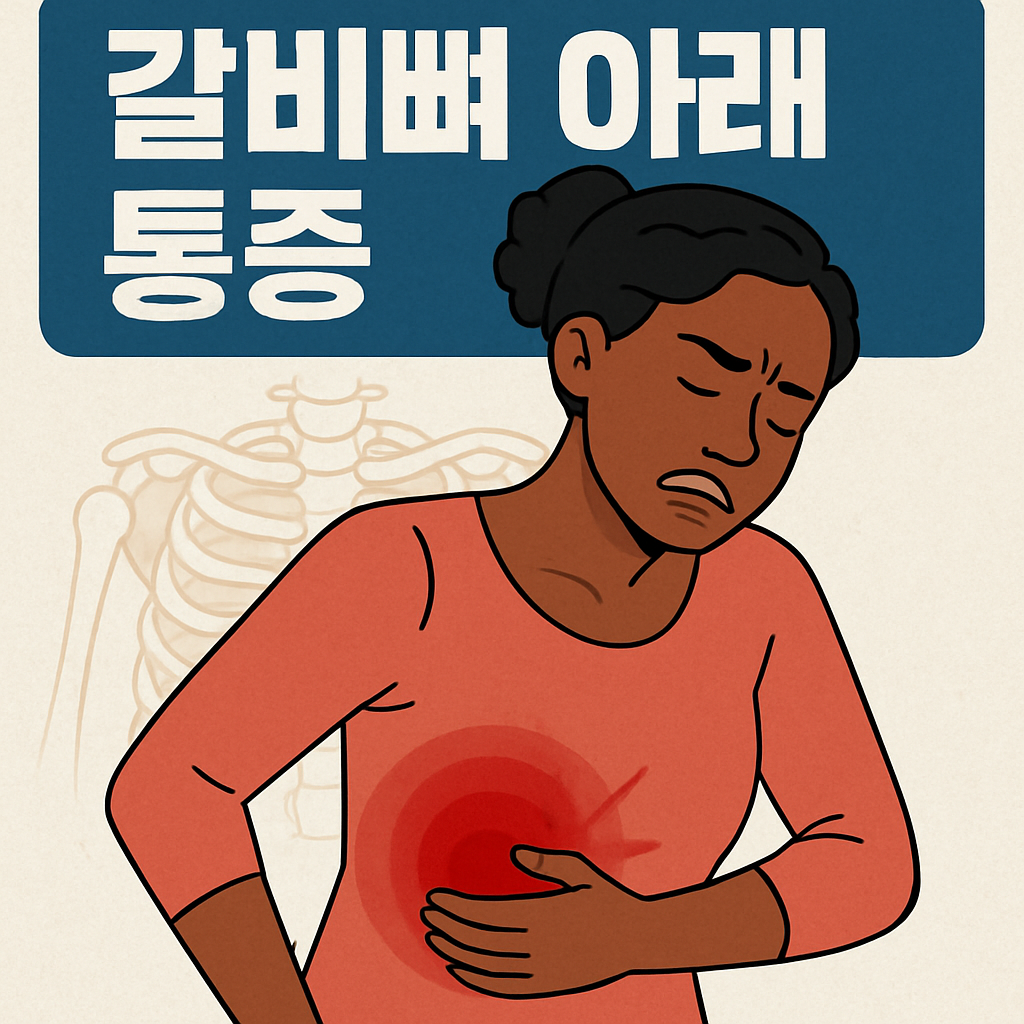 갈비뼈 아래 통증