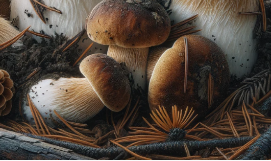 자연산 송이 버섯