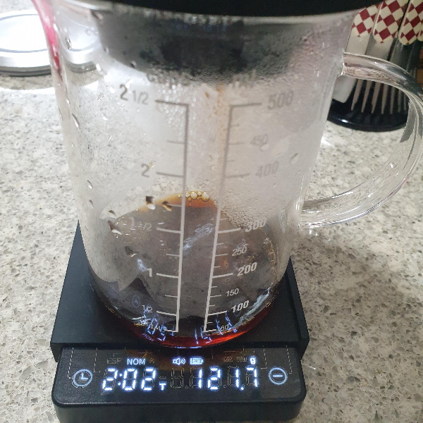 하리오 스위치를 이용한 침지식 레시피 Feat.아브라함커피_스위치 ON