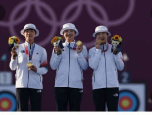 양궁선수들