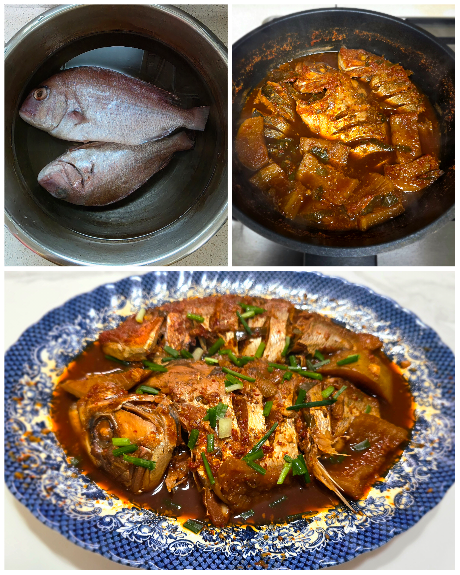 생선조림을-만들었어요.