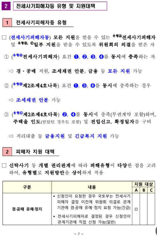 전세사기 피해지원