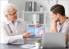 전립선 건강이 나빠져서 고민인 사람들 이미지