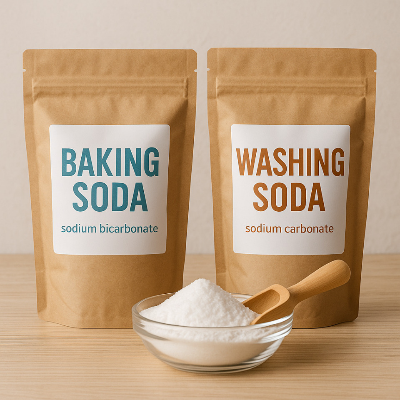 베이킹소다와 탄산소다 세탁용 제품