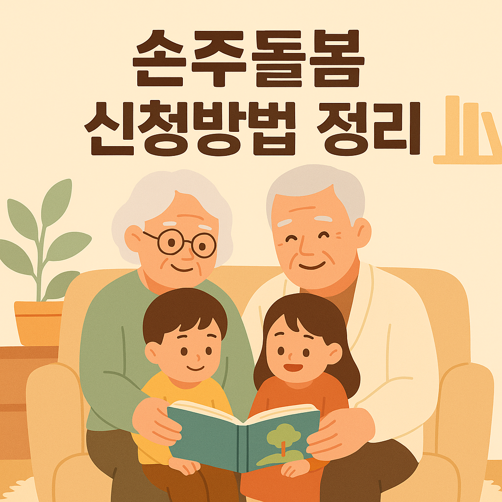 ✔ 손주돌봄 신청, 12월 1일부터 가능? 정확한 의미 정리
