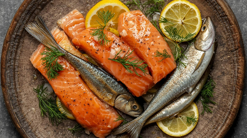 오메가3가 풍부한 연어·고등어