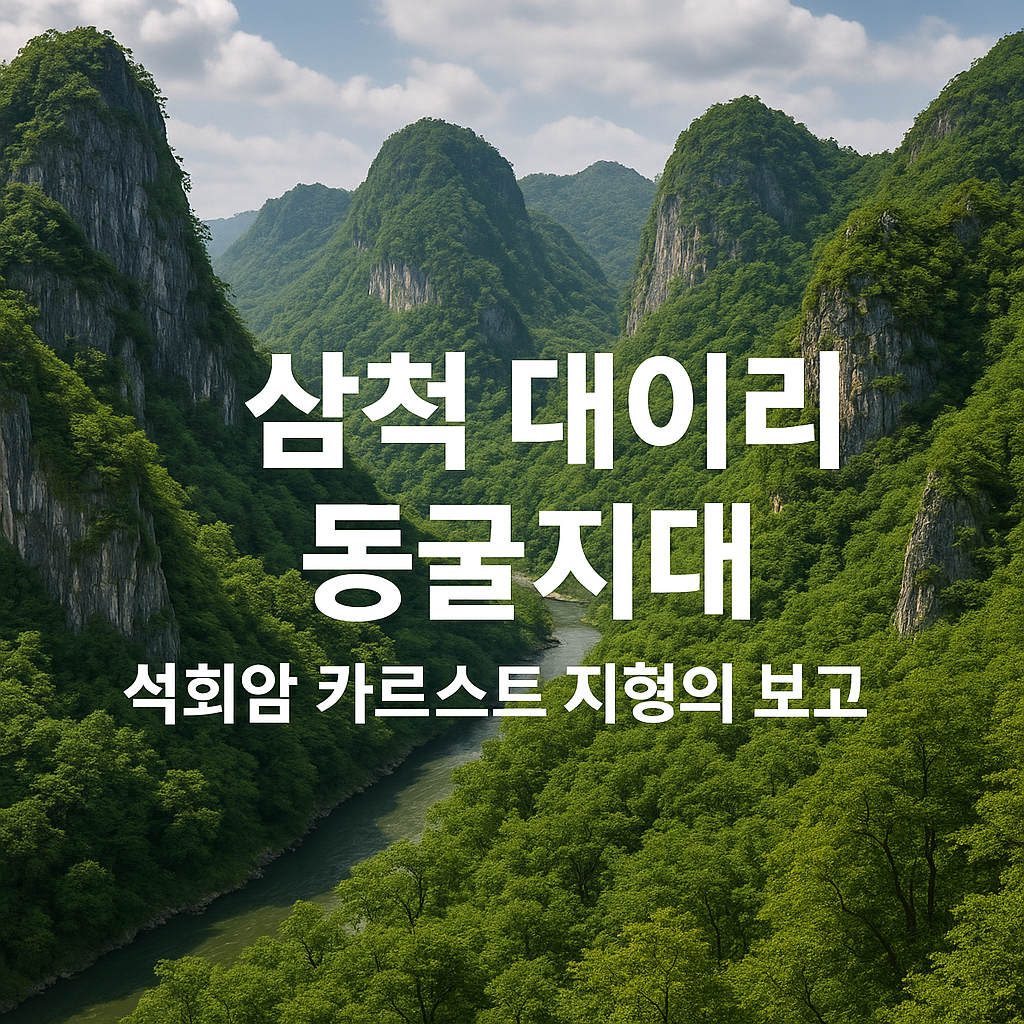 삼척 대이리 동굴지대, 석회암 카르스트 지형의 보고