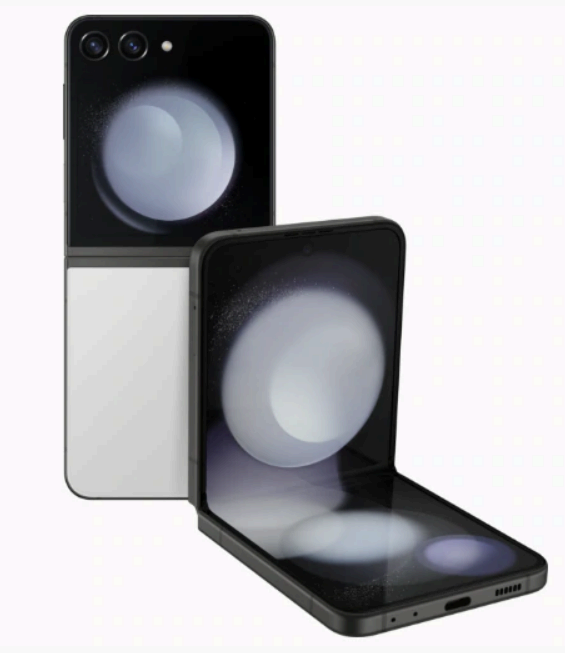 갤럭시 z플립 5 그레이 색상 사진