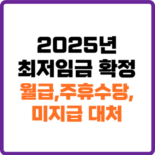 2025년 최저임금