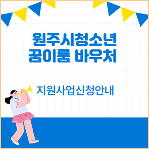 청소년 꿈이룸 바우처