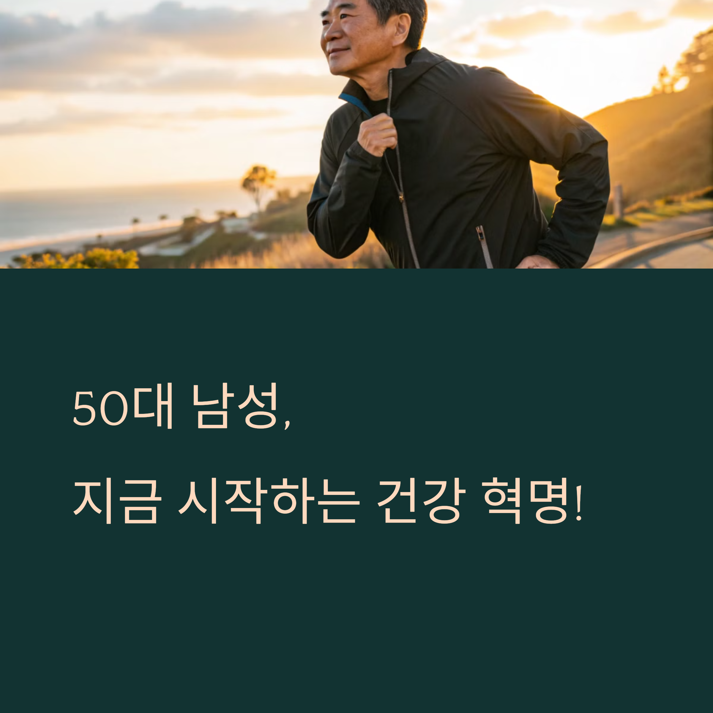 50대 남성, 지금 시작하는 건강 혁명!