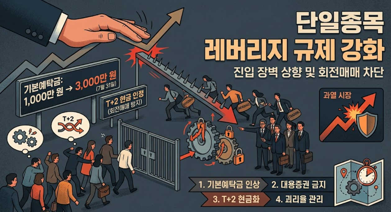 단일종목 레버리지 예탁금 3000만원(시장과열, 규제 강화, 투자 전망)
