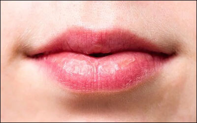 입술 클로즈업