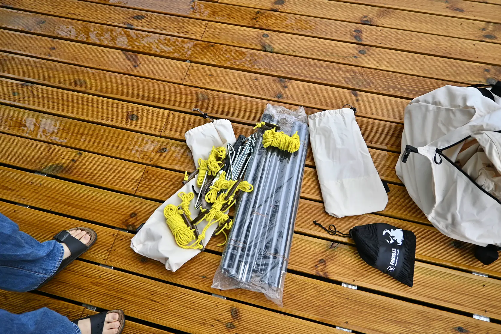 홍천 너의아지트가 되어줄께 캠핑장과 코오롱 오두막 쉘터 피칭후기 사진 12