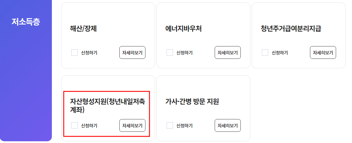 복지로 신청방법