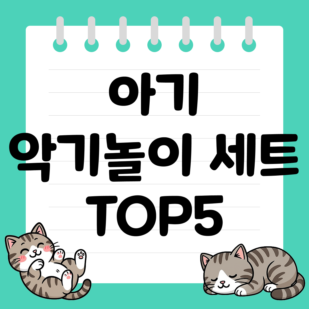 선물용으로 인기 많은 유아 교육용 아기 악기놀이 세트 추천 순위 TOP5
