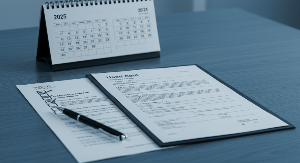 살펴보세요! 중고차 명의이전 절차와 소요 시간 체크리스트로 정리했습니다