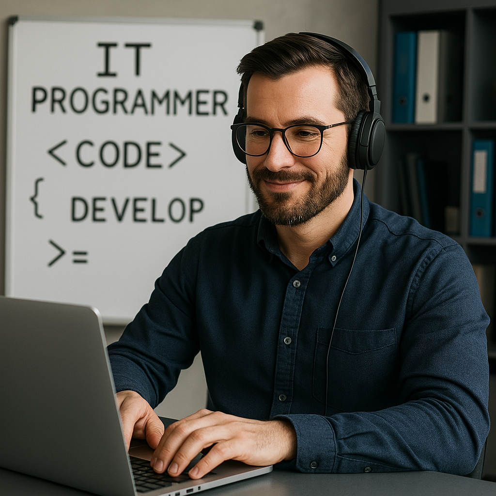 it개발자가 일하는 모습