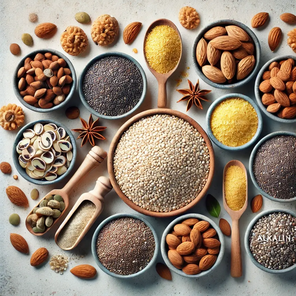 우리몸의 산성화 증상 알칼리성 음식들