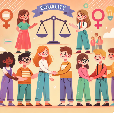 평등하다는 것을 표현