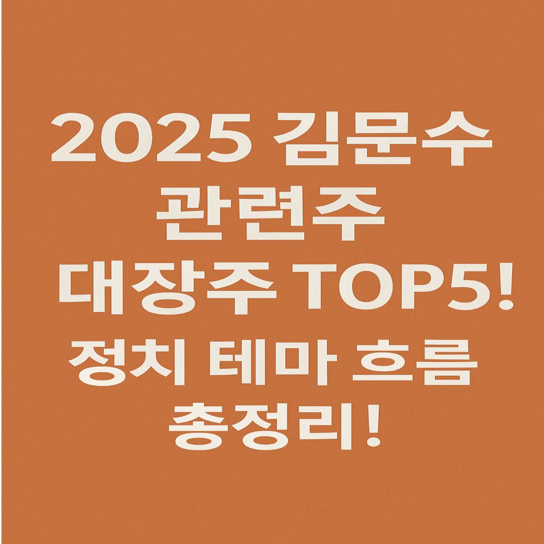 김문수 관련주
