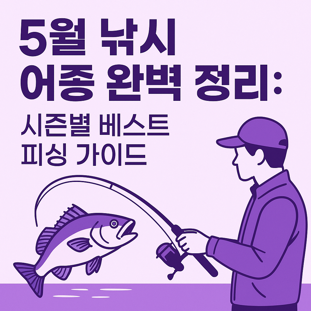 5월 낚시 가이드