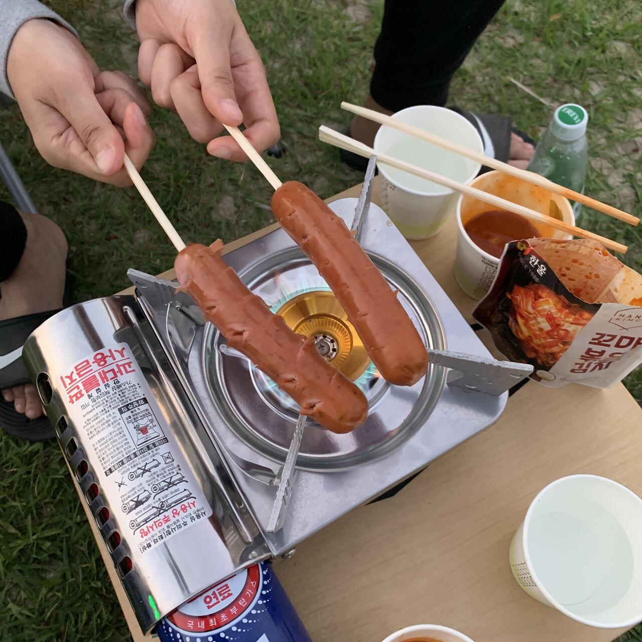 파주 차박 저녁사진