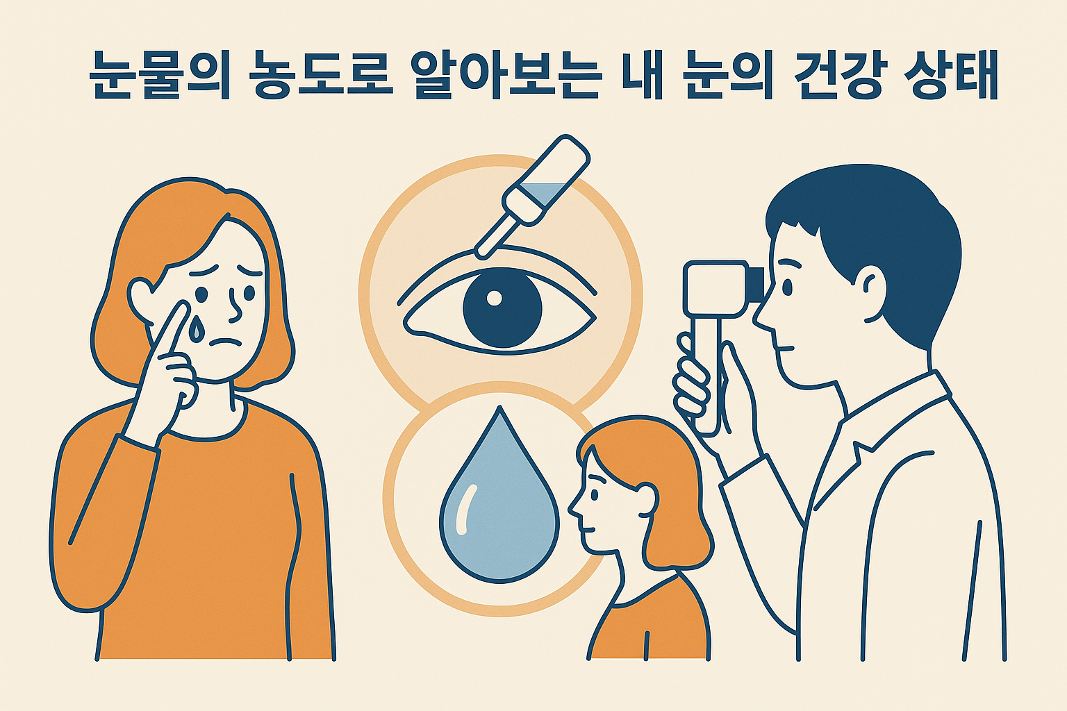 눈물의 농도로 알아보는 눈 건강 상태