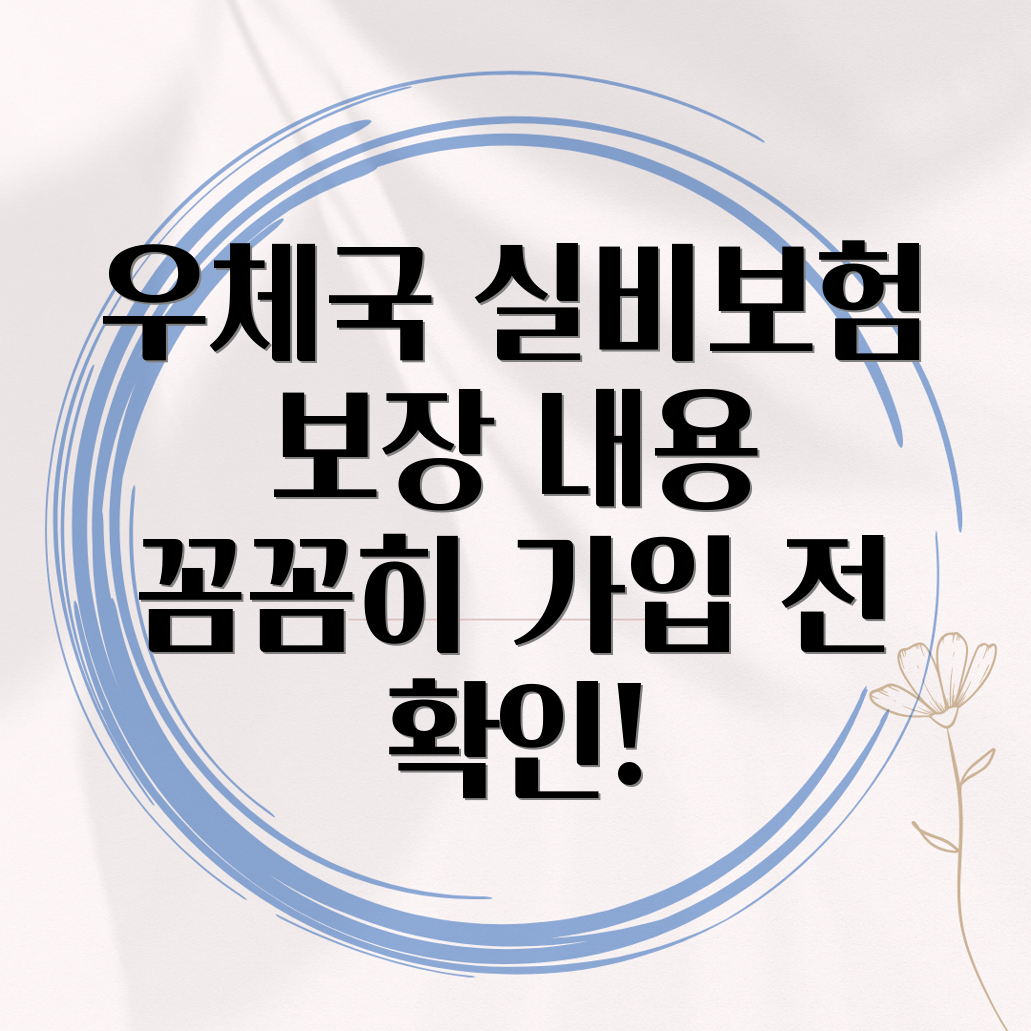 우체국 실비보험