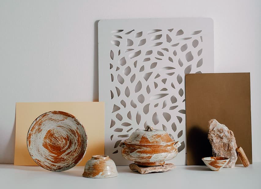 도자기 유약에 재를 첨가했을 때 나타나는 독창적인 효과