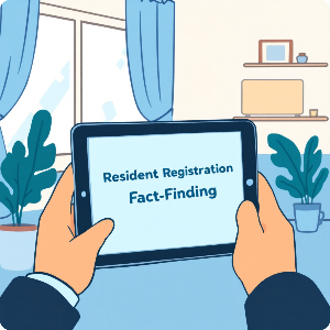 비대면 주민등록 사실조사 참여방법 이미지