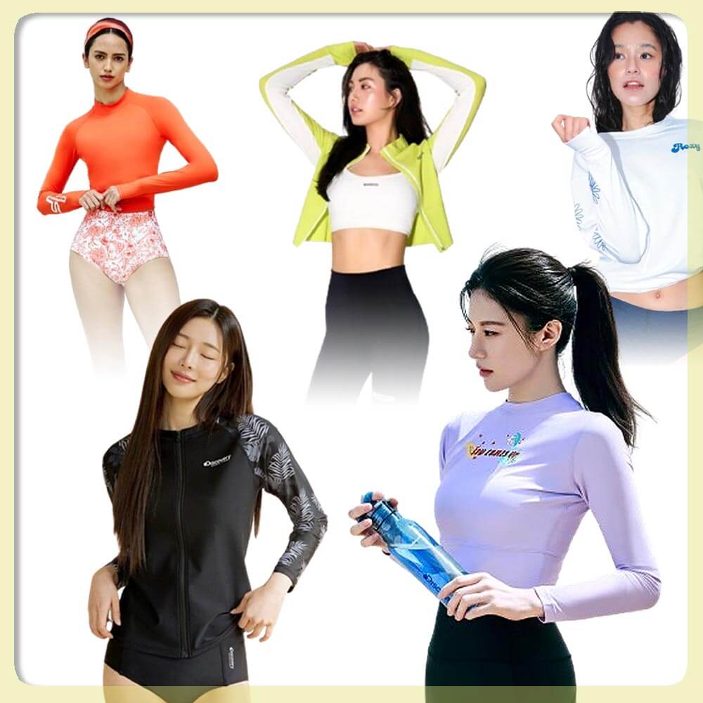 여자 래쉬가드 세트