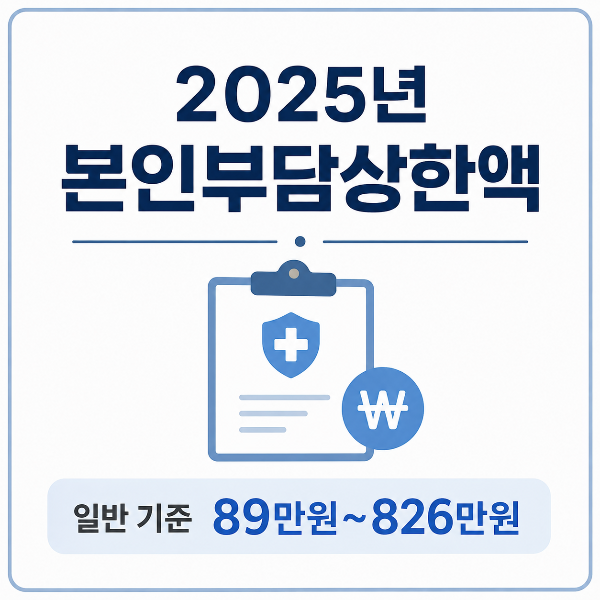 2025년 본인부담상한액 안내