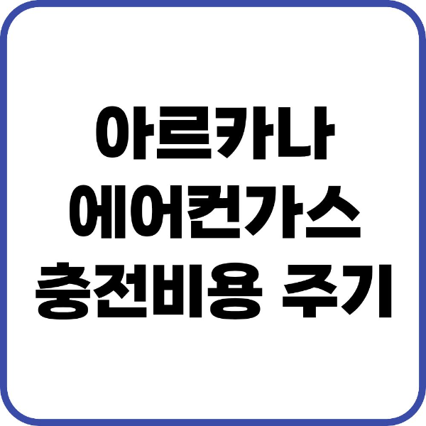 아르카나 에어컨가스