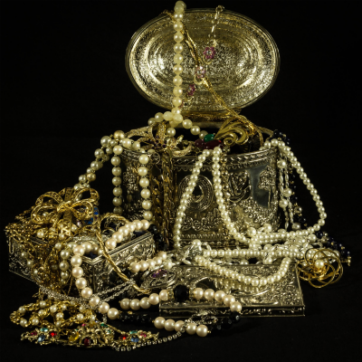 꿈속에서보는금은진주보석상자