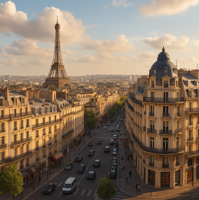 파리 중심 예술가들에 관한 사진