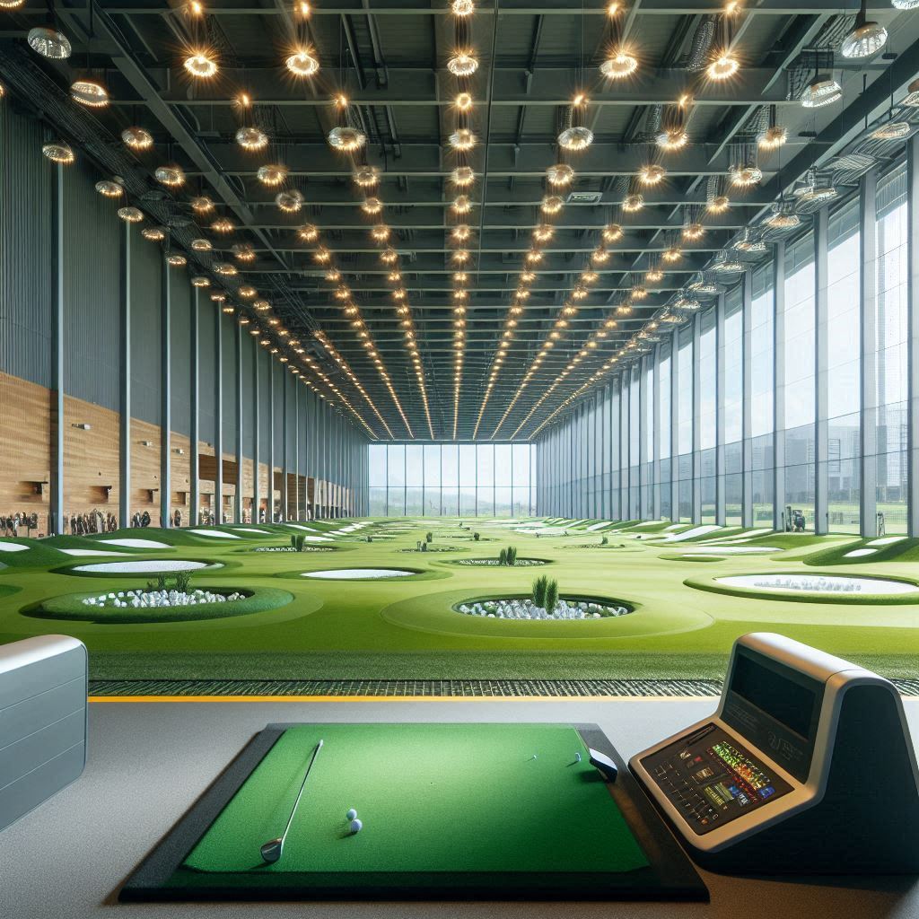 실내골프연습장 배경