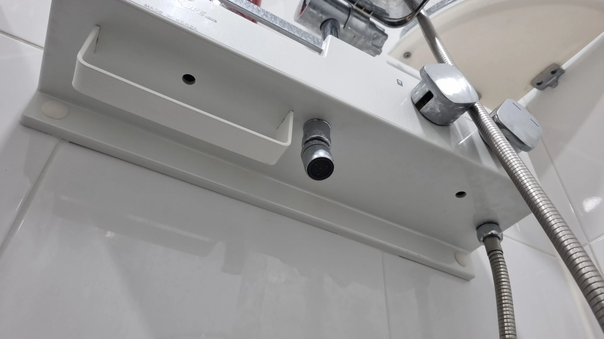 해바라기 샤워기 수압 조절 방법