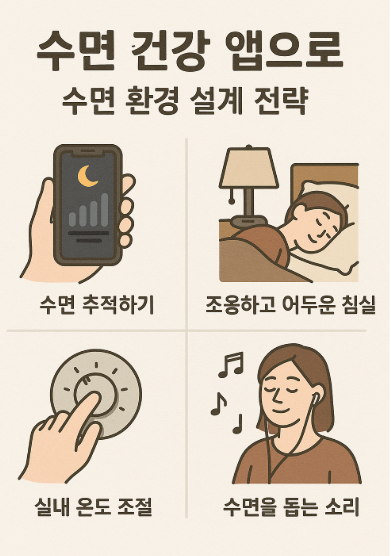 수면 건강 앱 사진