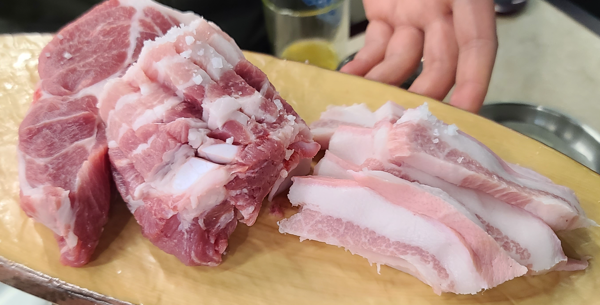 삼겹살맛집 중원구맛집 성남맛집 을지대맛집 삼겹살구이 은행나무집 은행한판 자리세팅 셀프바