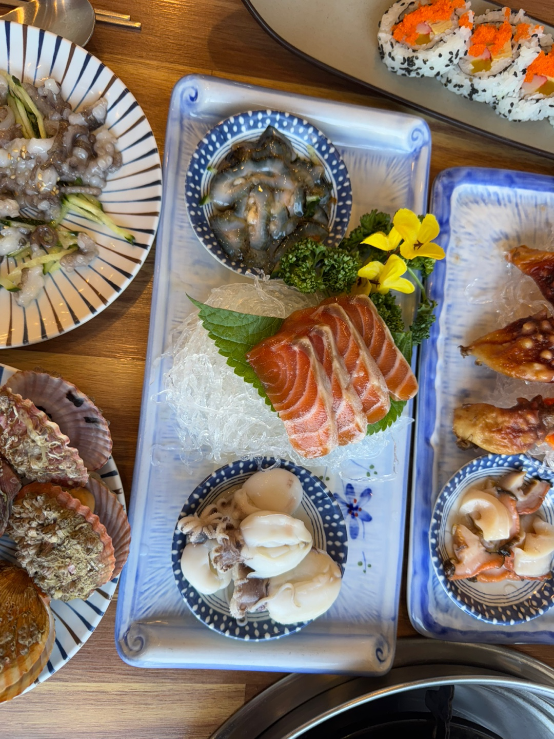 해삼,숙성연어 이미지