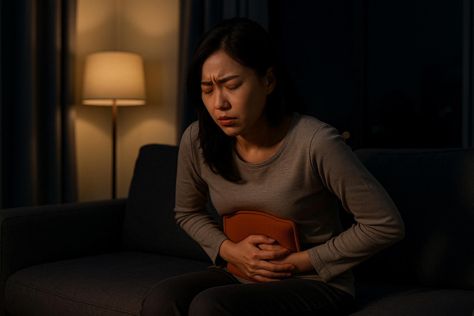 밤에 복통 오는 이유: 장내 가스와 스트레스 관계