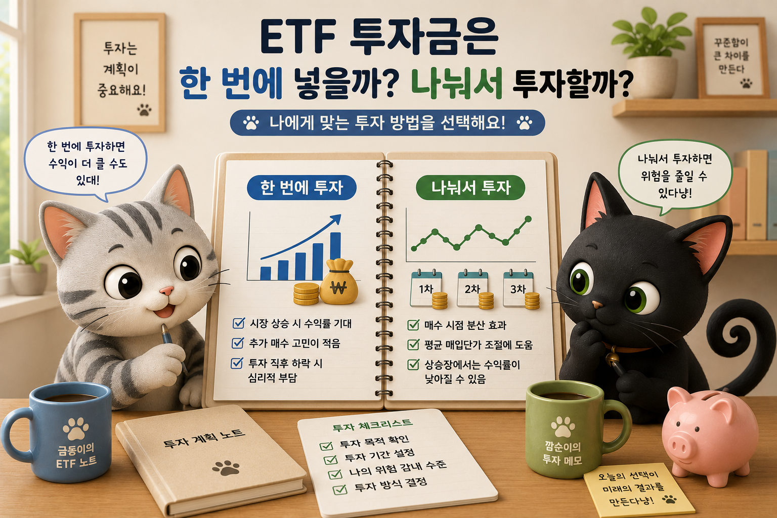국내 주식ETF 투자금 투자 방법 관련 내용