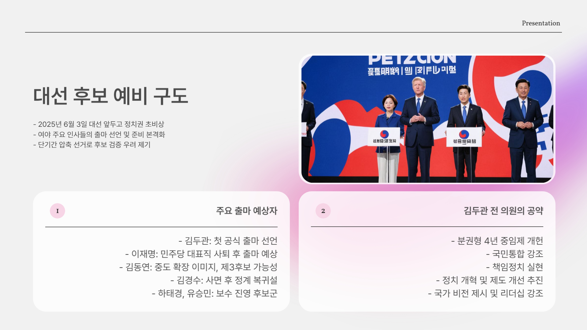 윤석열 탄핵 이후, 조기 대통령 선거 확정!
