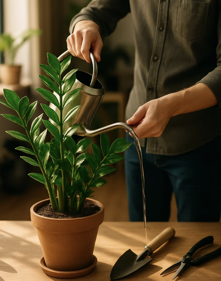 금전수 꽃 피우기, 성공하면 돈벼락 맞는다? (꽃말)