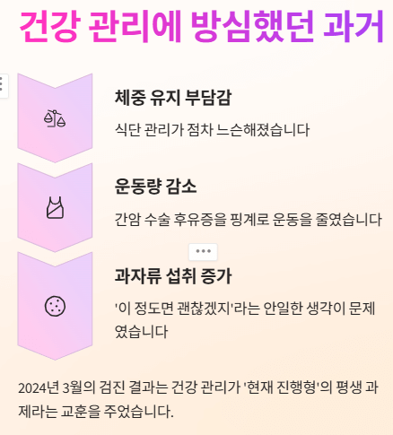 간암/당화혈색소 9.4 &rarr; 5.6 극복기 3편(2차 당뇨 재발과 그 원인 분석)